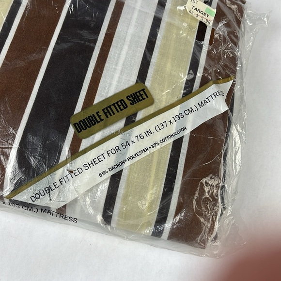 Vintage Never Opened PEQUOT Target Double Fitted Sheet - Picture 5 of 11
